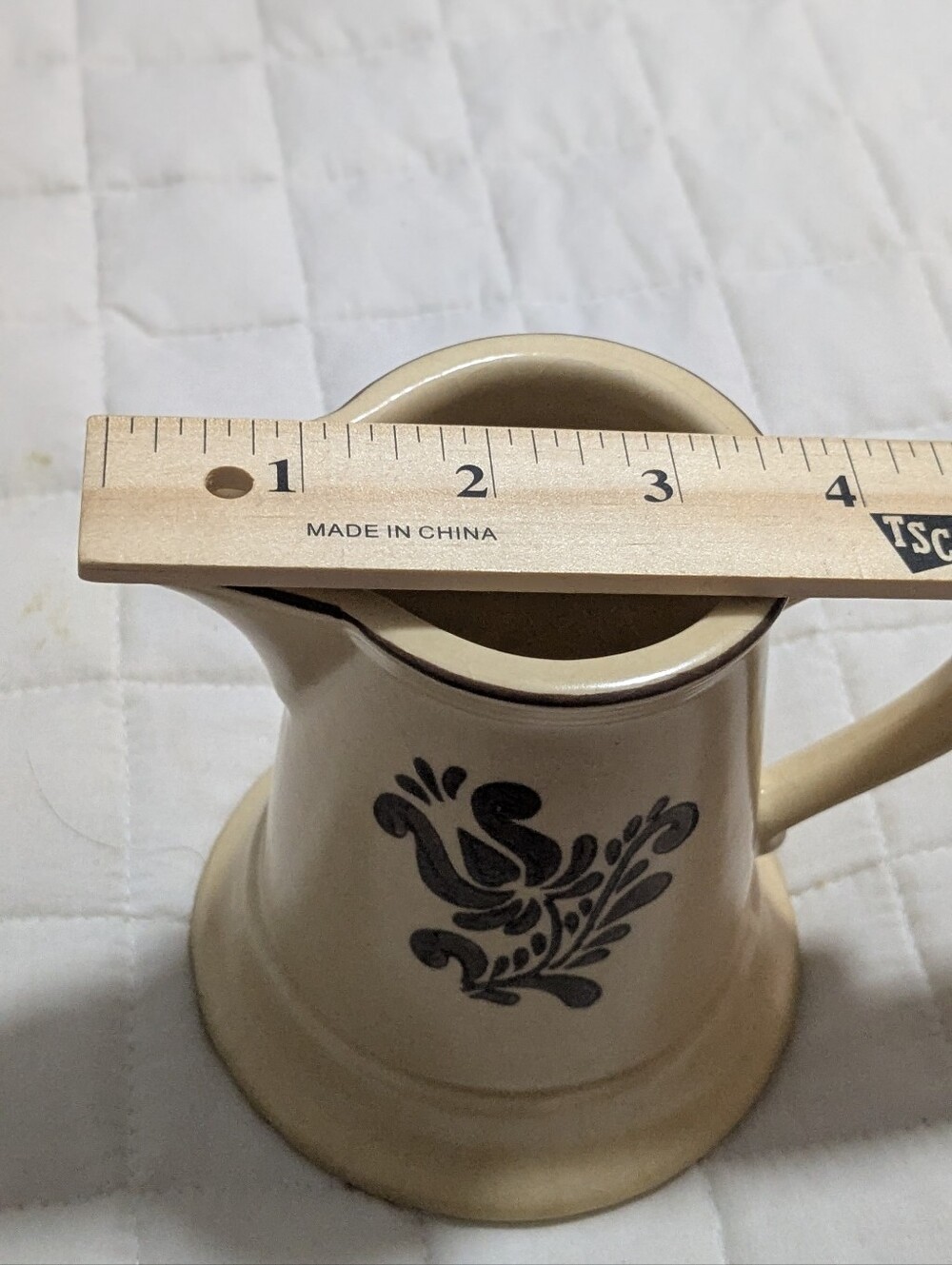 Vintage Pfaltzgraff Village Castle Creamer/Pitcher - Picture 9 of 11